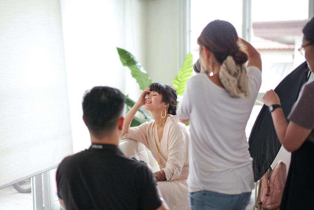 Behind-the-scenes of our 5th Anniversary Collection Look Book Shoot