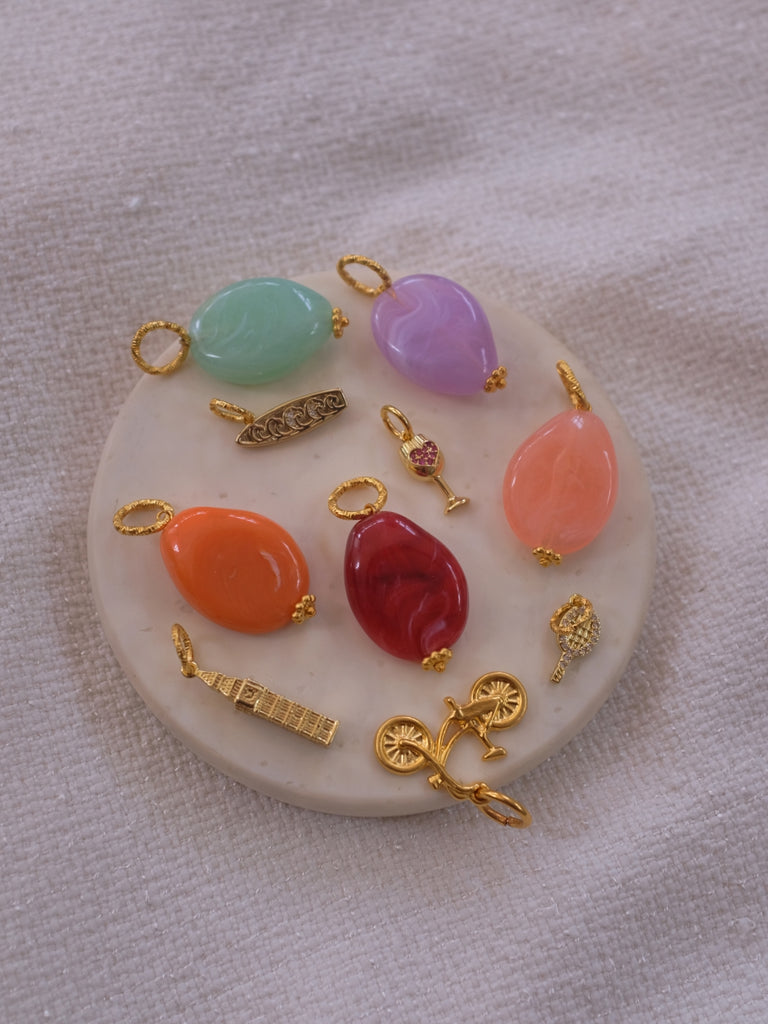 Charms Bar - Colored Stone Charms
