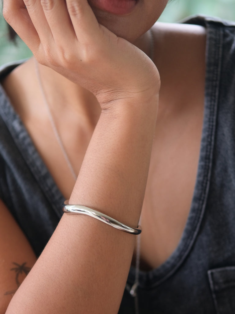 Silver - Nessa Bangle