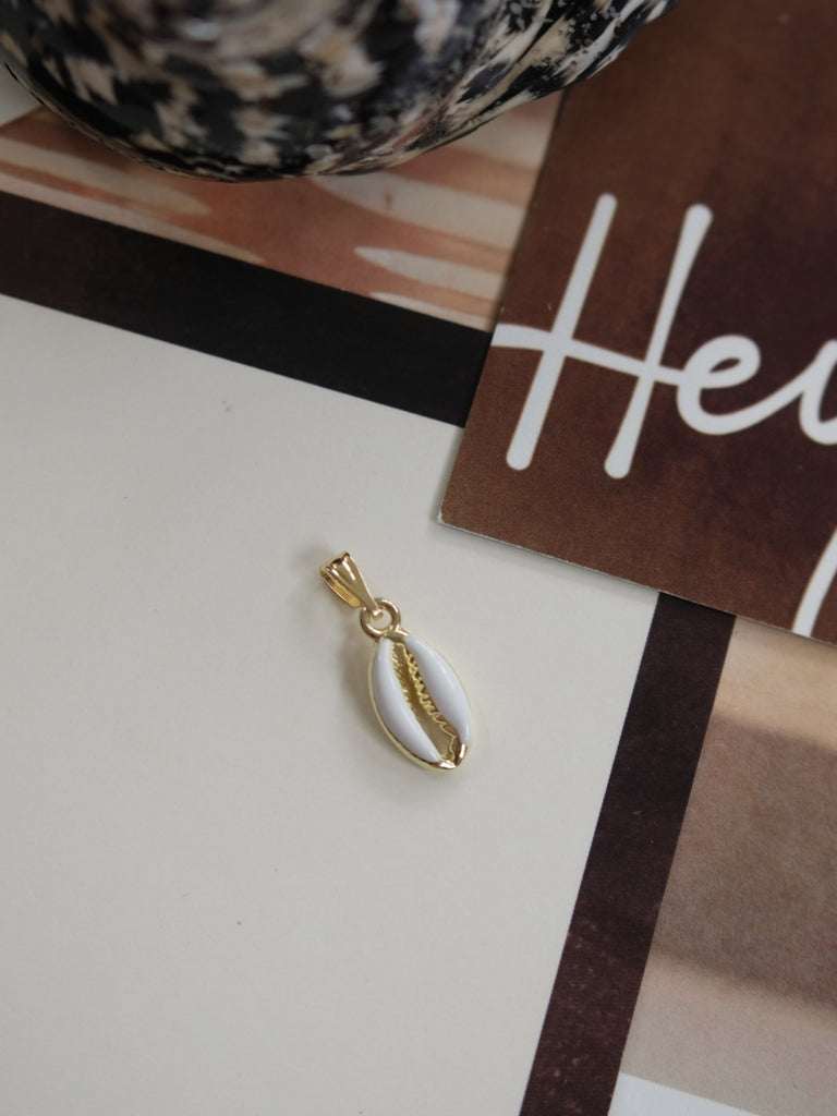 Charms Bar - White Puka Shell